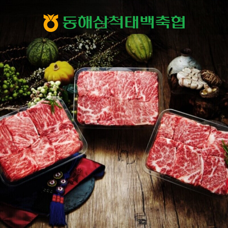 강원더몰,[강원한우] 갈비세트 2호 갈비(500g) x 4개